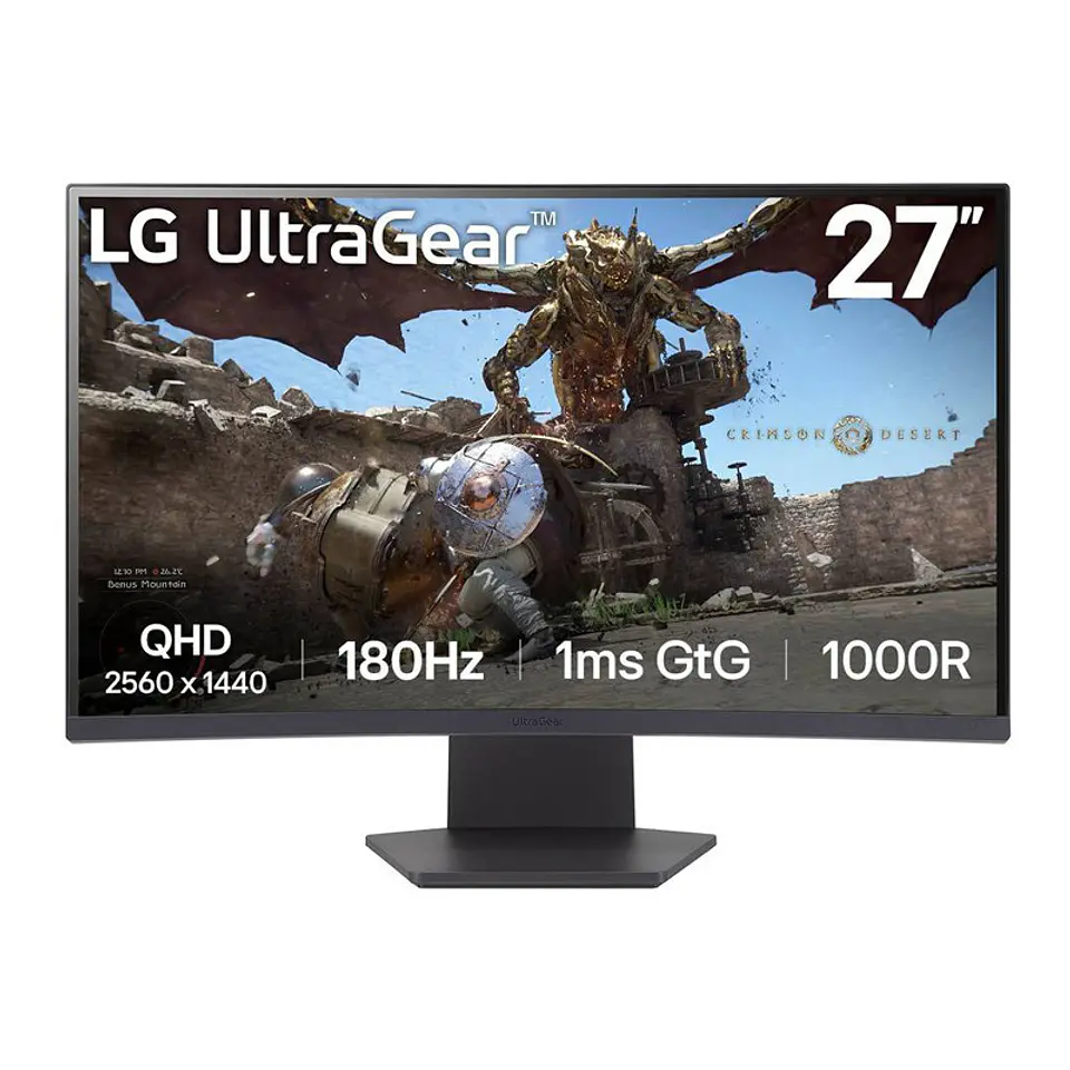 Monitor Curvo LG UltraGear 27GS60QC-B VA 27