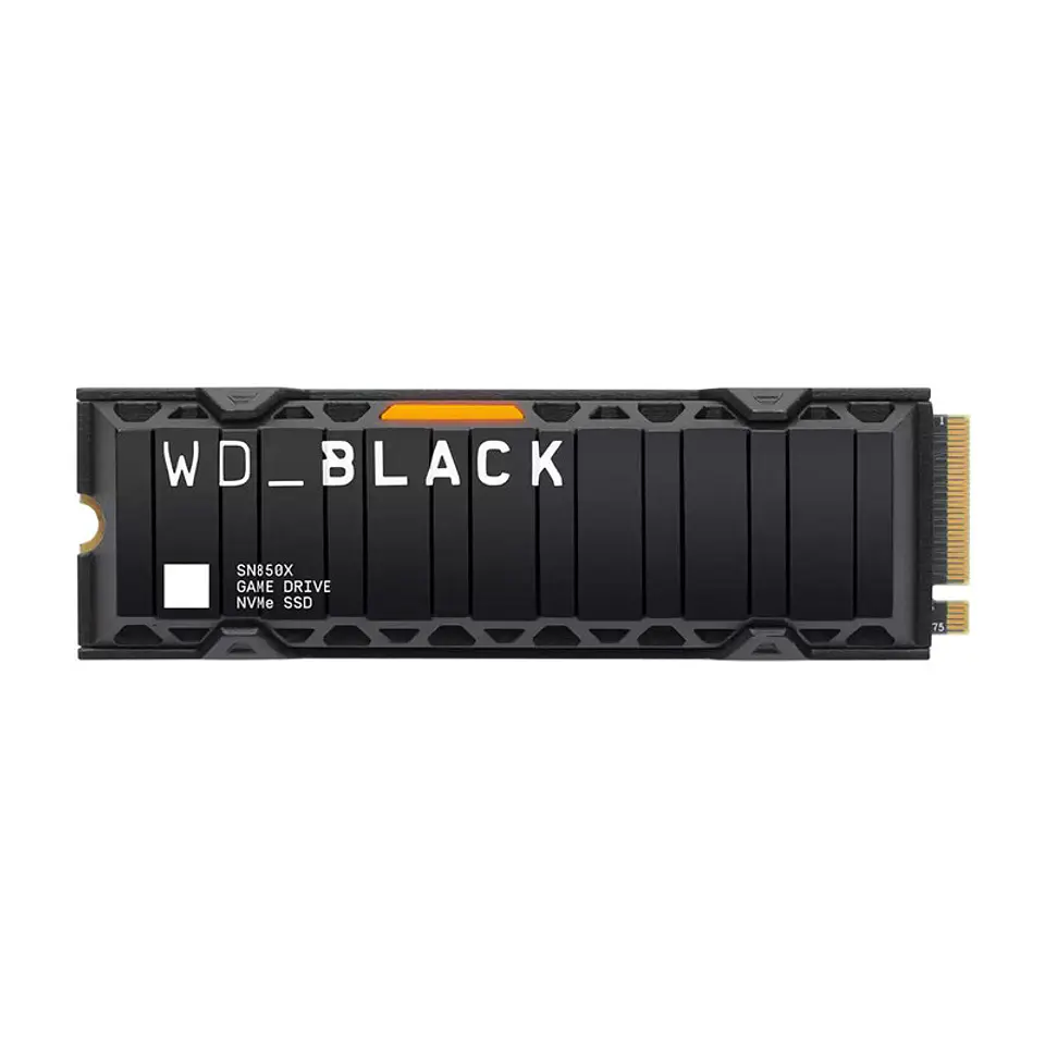 SSD M.2 2280 SANDISK WD Black SN850X 1TB c/ Heatsink TLC NAND NVMe PCIe Gen 4.0x4 1