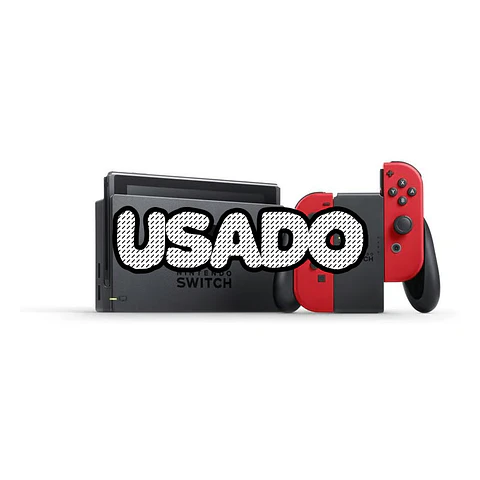 Consola Nintendo Switch V2 2019 Edição Super Mario Odyssey USADO (1 ano de garantia)
