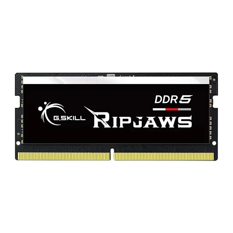 Memória RAM SO-DIMM G.SKILL Ripjaws 16GB (1x16GB) DDR5-5600MHz (Intel XMP) CL40 (40-40-40-89) 1.10V 1