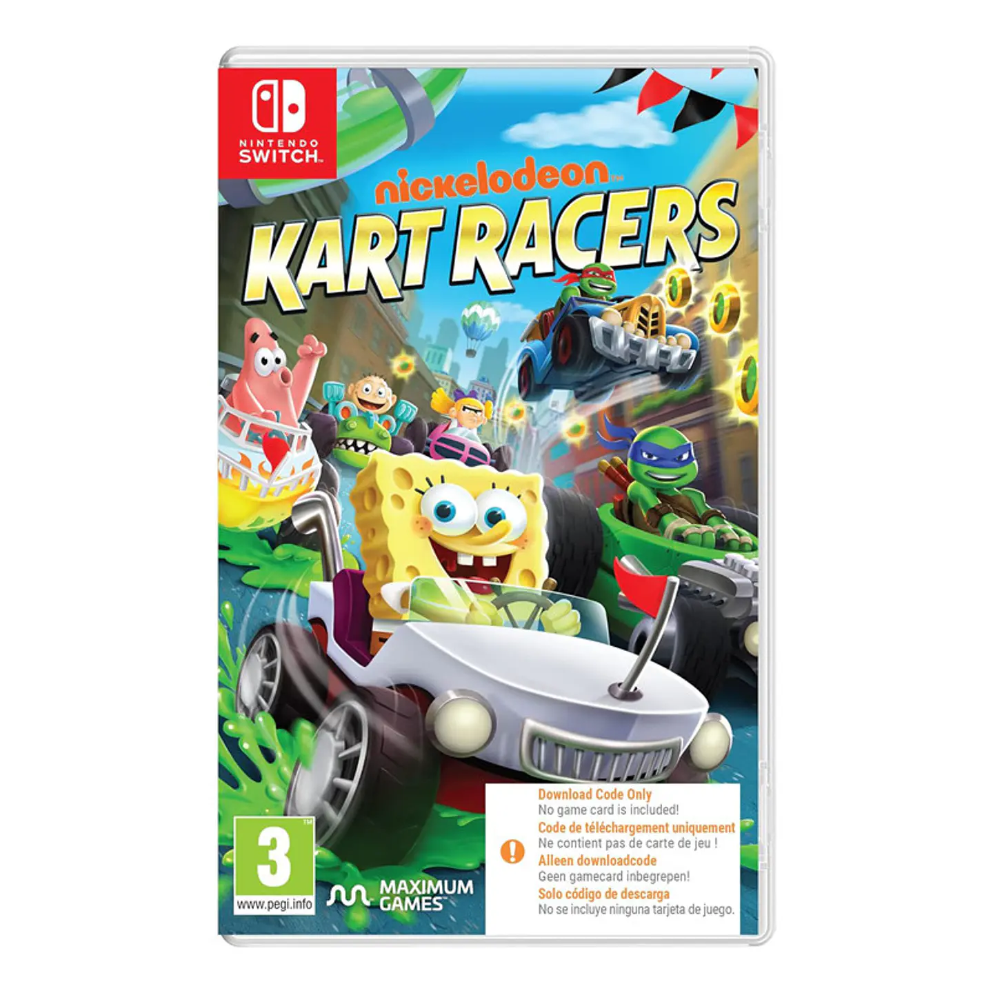 Nickelodeon Kart Racers Nintendo Switch (apenas código de download) 1