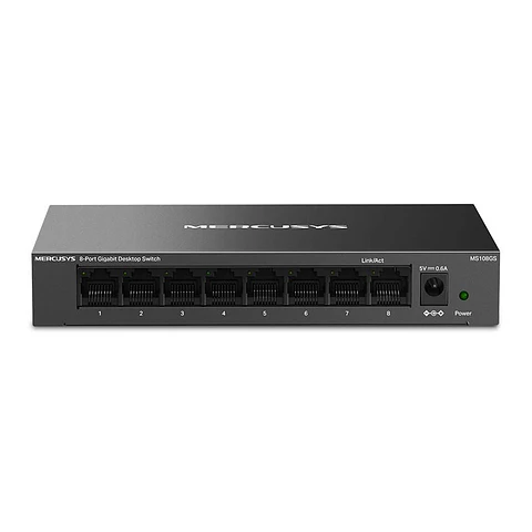 Switch de Rede Mercusys MS108GS 8 Portas Gigabit UnManaged