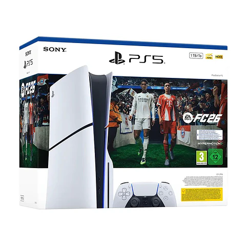 Consola Sony PlayStation 5 Slim 1TB (Edição Standard) + Jogo Digital EA Sports FC 26
