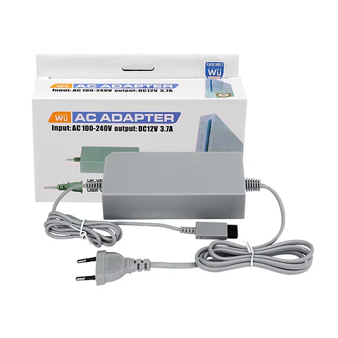 Transformador Compatível Nintendo Wii U 100-240V 12V 3.7A