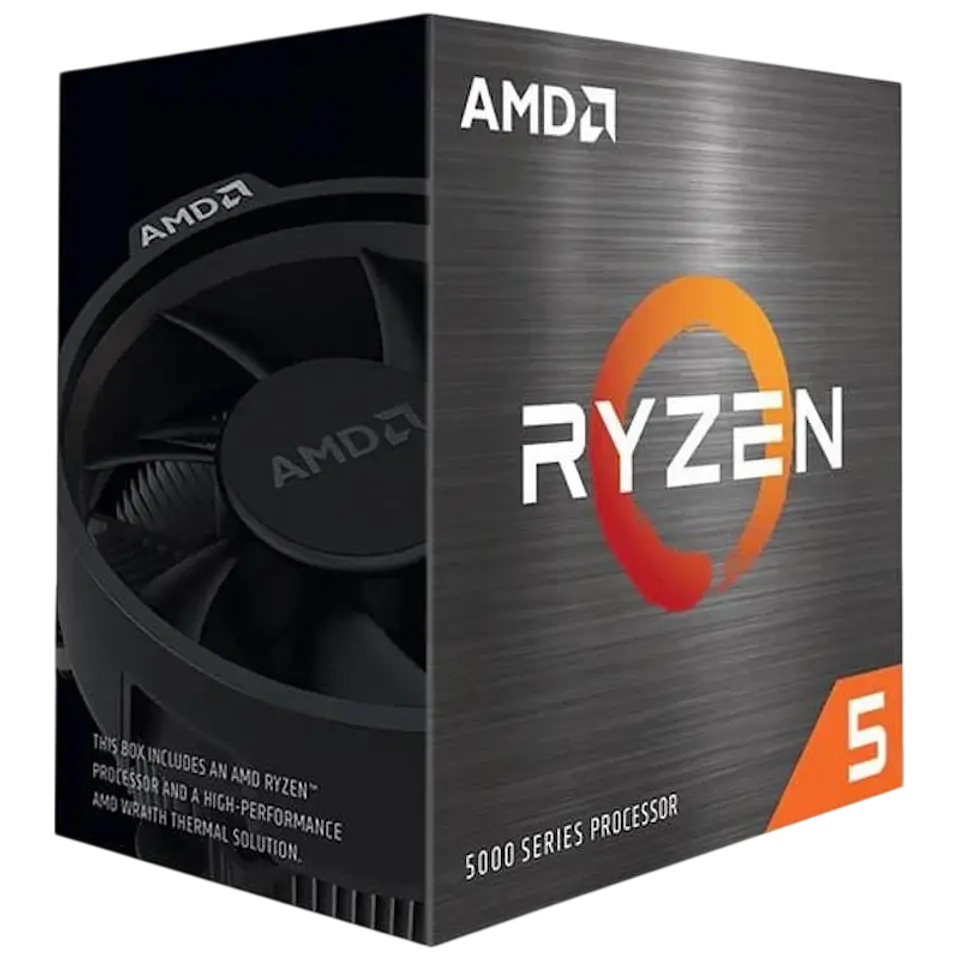 Processador AMD Ryzen 5 5600X 6-Core (3.7GHz-4.6GHz) 35MB AM4 1