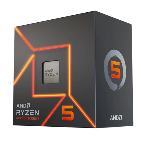 Processador AMD Ryzen 5 7600 6-Core (3.8GHz-5.1GHz) 38MB AM5