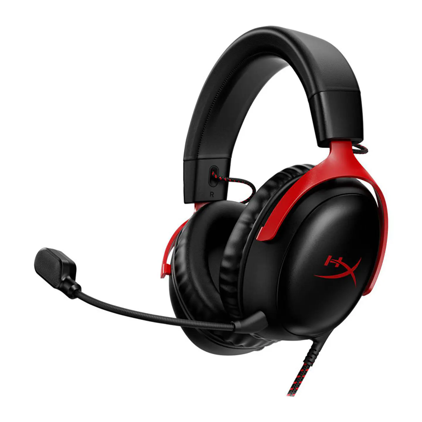 Headset HyperX Cloud III Wired Gaming DTS Spatial Audio PC, PS5, PS4, Xbox Series X|S, Xbox One, Nintendo Switch, Mac Black/Red 1