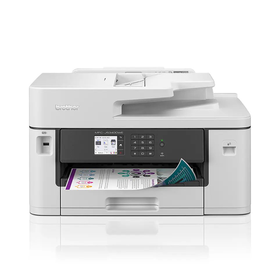 Impressora Jato de Tinta Brother MFC-J5340DWE Multifunções (Impressão, Cópia, Digitalização, Fax), Duplex Auto, Wireless 1