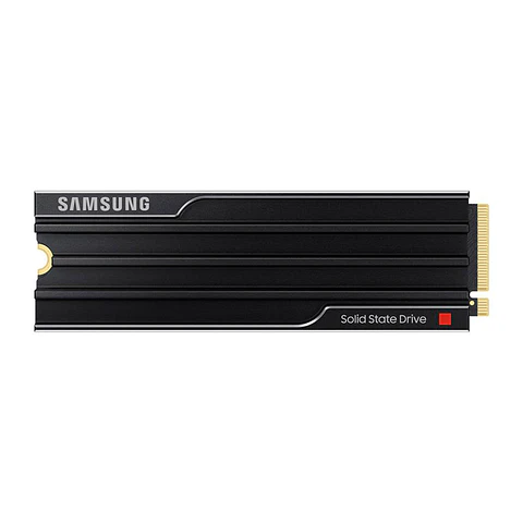 SSD M.2 2280 Samsung 9100 Pro 2TB c/ Heatsink TLC NAND NVMe PCIe Gen 5.0x4