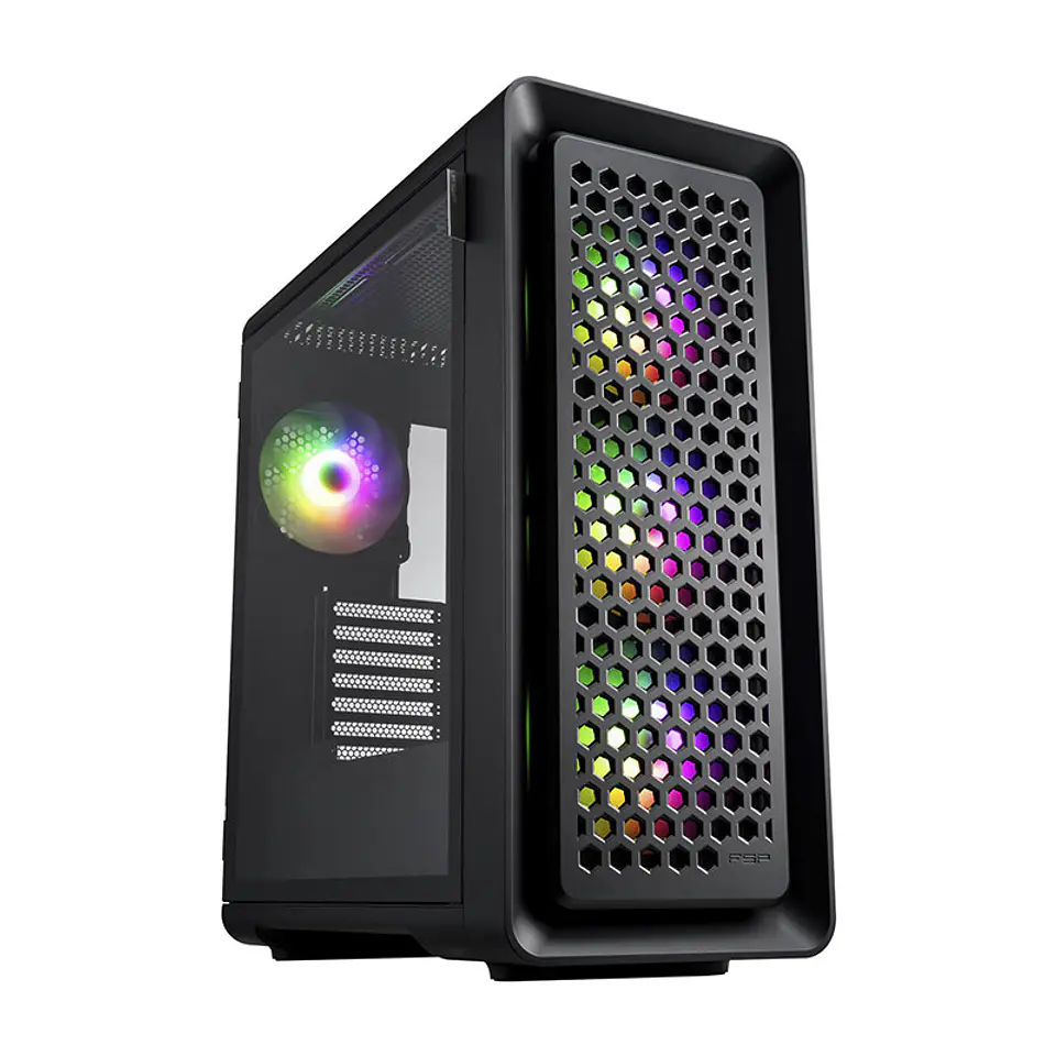 Caixa E-ATX FSP CUT593A 4x Ventoinhas 140mm Black 1