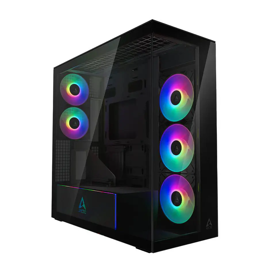 Caixa Extended-ATX Arctic Xtender VG Premium Tempered Glass ARGB Mirror Black 1