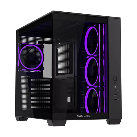 Caixa ATX Asus A32 Plus Tempered Glass ARGB Black