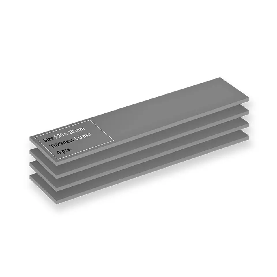 Adesivo Térmico Arctic TP-4 Premium Performance Thermal Pad - 120mm x 20mm x 1.0mm (Pack 4) 1