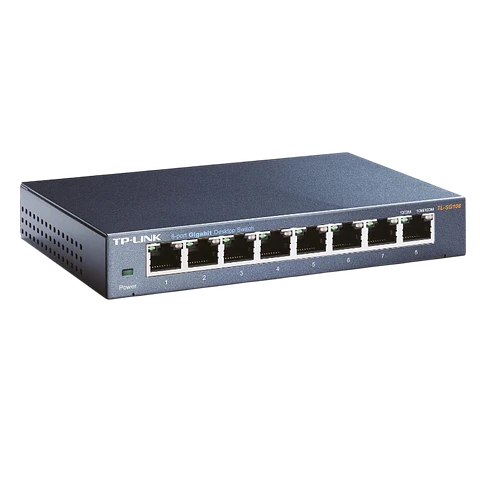 TP-LINK TL-SG108 Switch para sobremesa con 8 puertos a 10/100/1000 Mbps