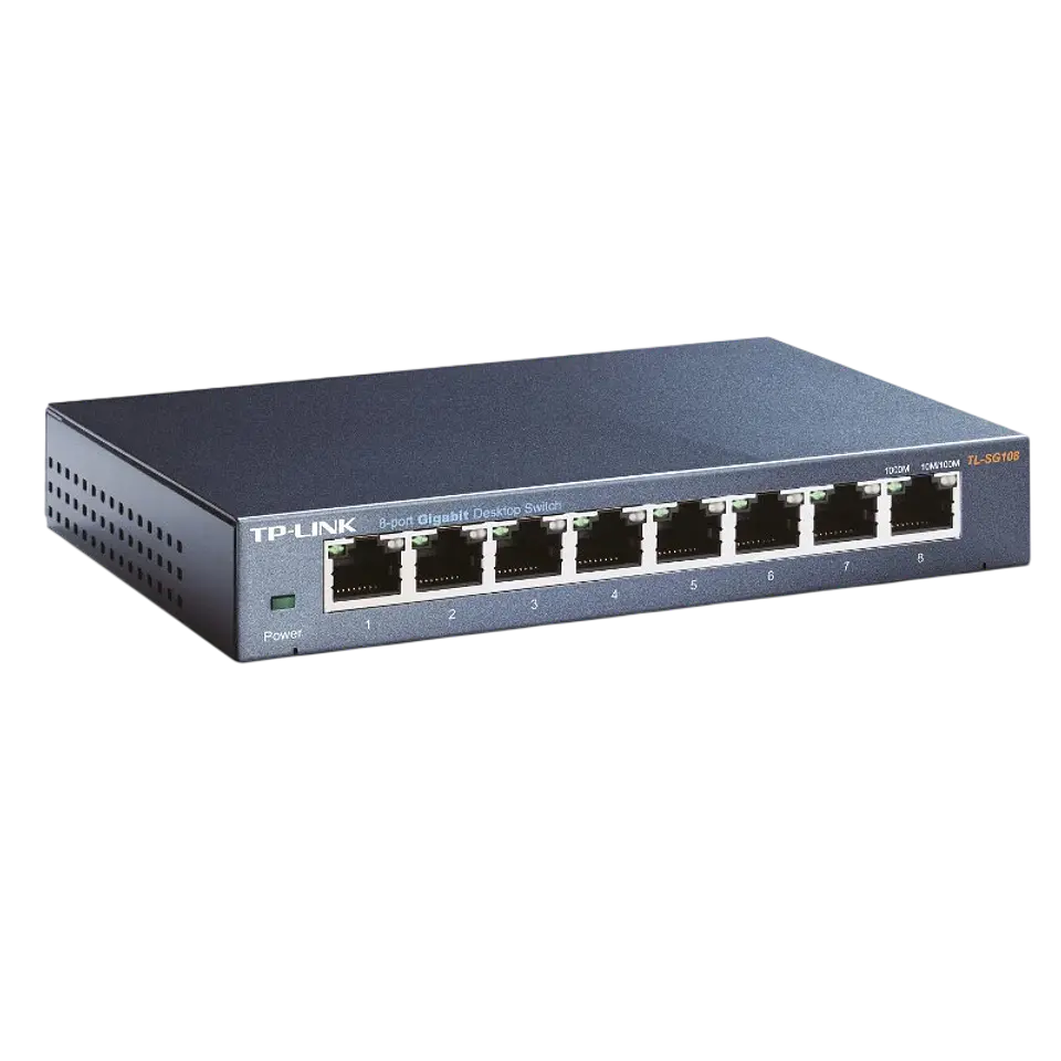TP-LINK TL-SG108 Switch para sobremesa con 8 puertos a 10/100/1000 Mbps 1