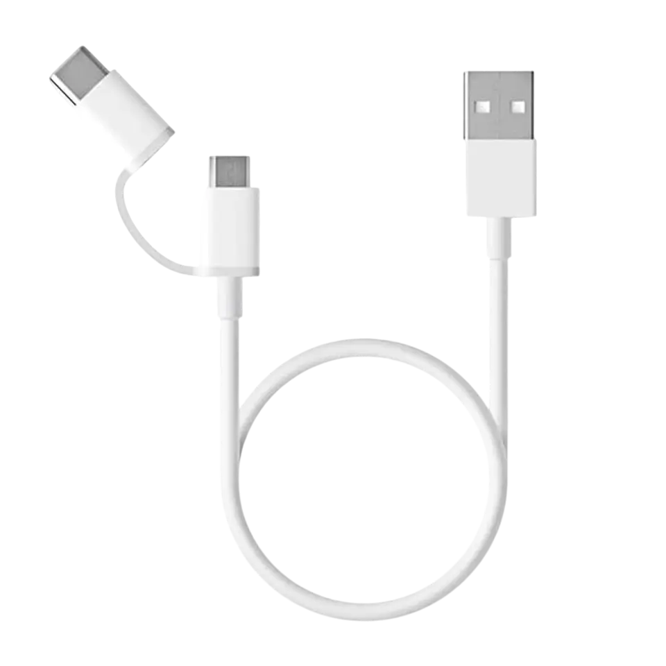 Xiaomi Mi Cable USB a USB Tipo C/Micro USB 30cm 1