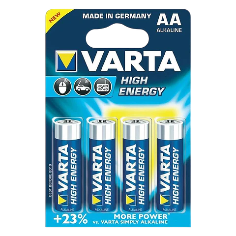 Pack 4x Pilas Varta AA Long Life Power LR06
