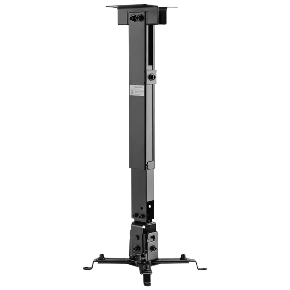 Aisens CWP01TSE-047 soporte para proyector Pared/techo Negro 1