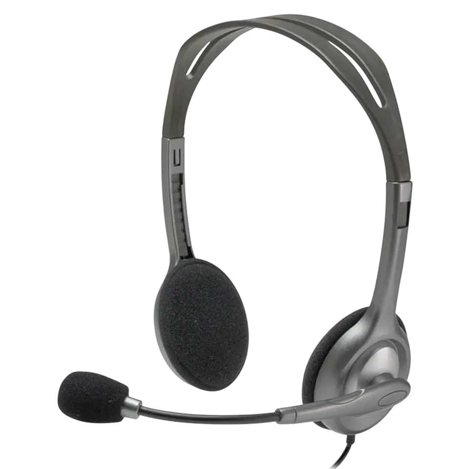 Auricular de Diadema Logitech H111 Negro 1