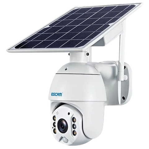 Cámara de seguridad IP Escam QF280 Solar 1080p 355º Wifi
