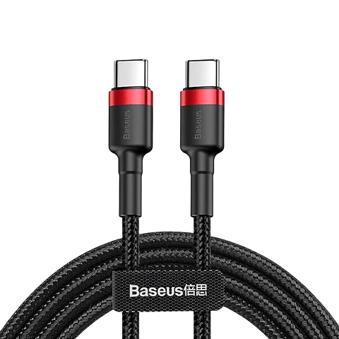Cable Baseus USB Tipo C a USB Tipo C 60W 1M