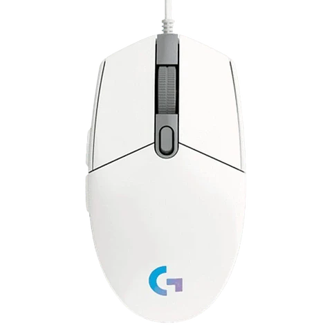 Ratón Gaming Logitech G102 Lightsync Blanco - 8000DPI