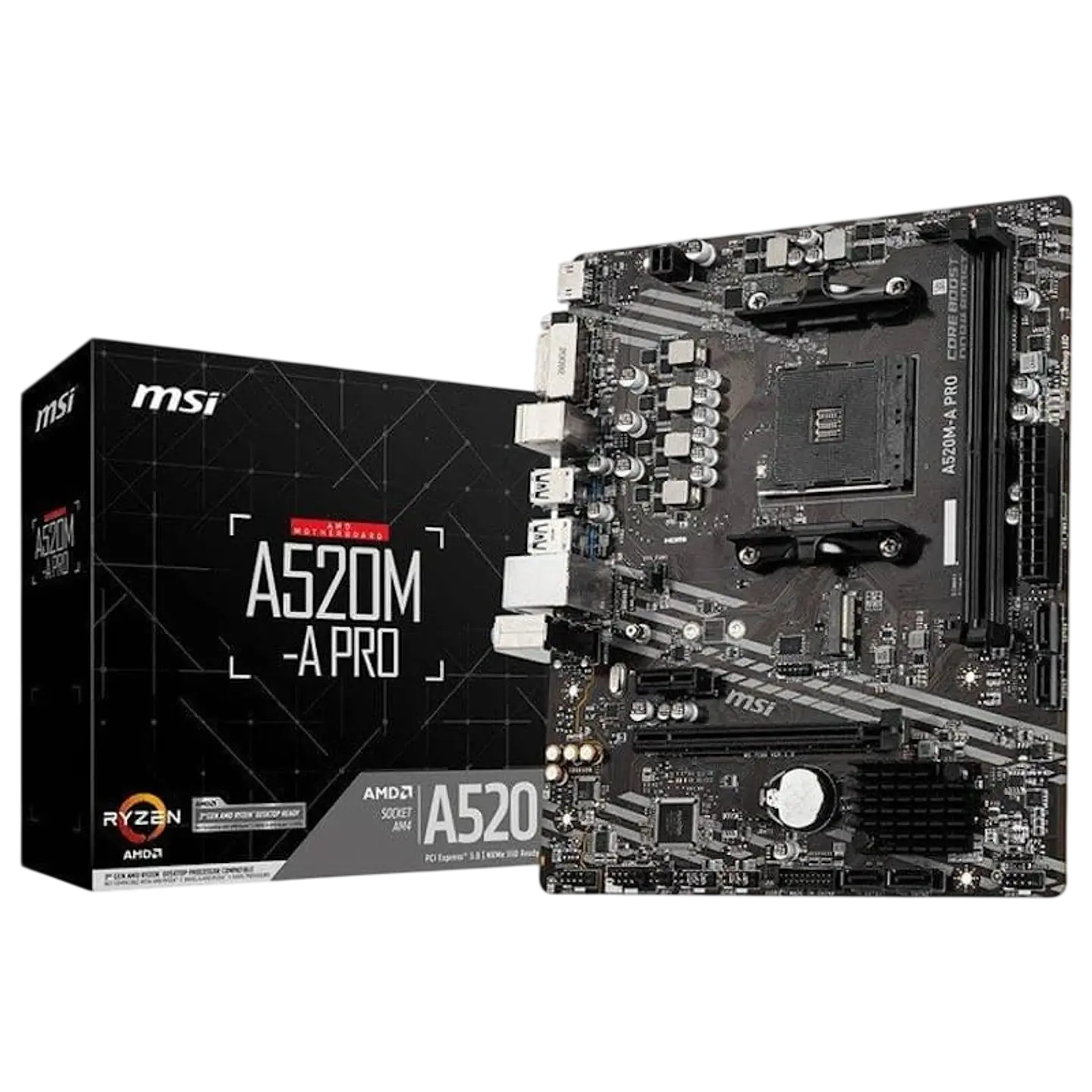 Placa Base MSI A520M-A PRO AM4 1