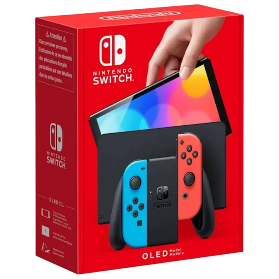 Nintendo Switch Azul Neón/Rojo Neón - Modelo OLED 1