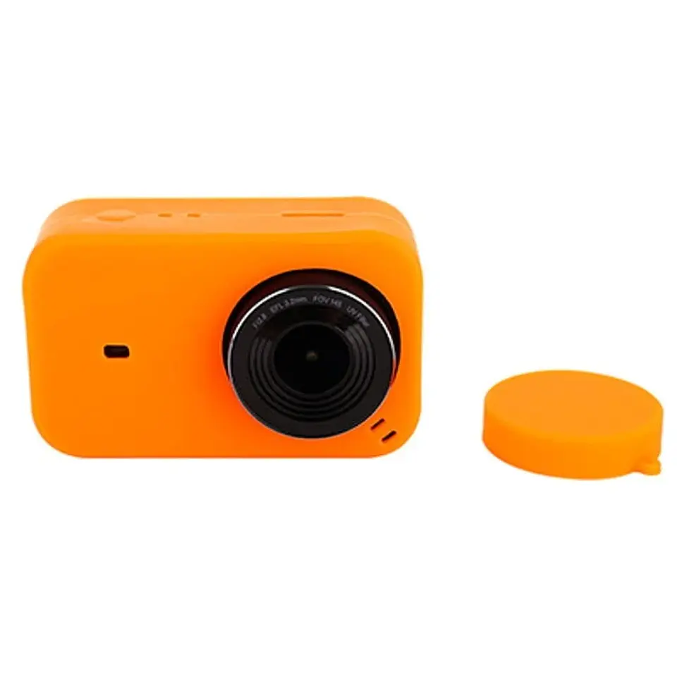 Carcasa de Silicona Xiaomi Mijia 4K Action Camera Naranja 1