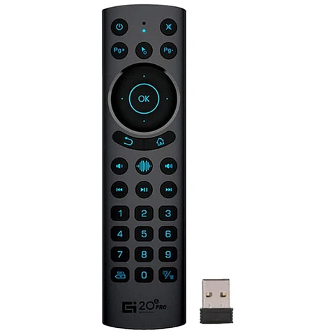 Air Mouse G20S Pro Control por Voz Gyro Retroiluminado