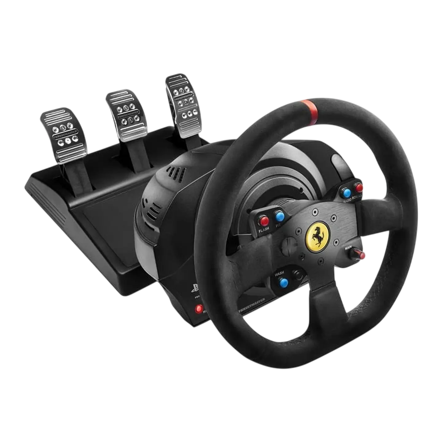 Thrustmaster T300 Ferrari Integral Racing Wheel Alcantara Edition Volante + Pedales PC PS4 PS5 1
