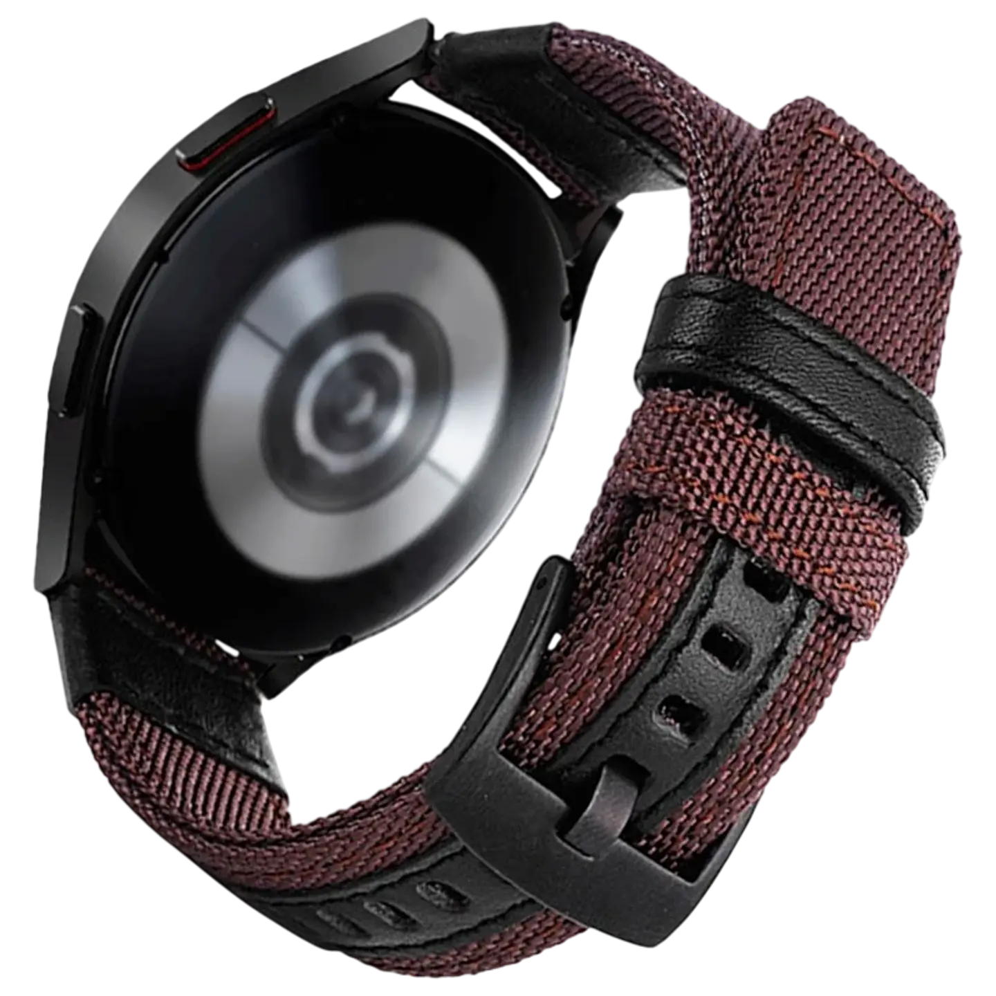 Correa Universal Nailon Ajustable 22mm Café para Smartwatch Xiaomi/Amazfit/Samsung/Huawei/Realme/Ticwatch 1
