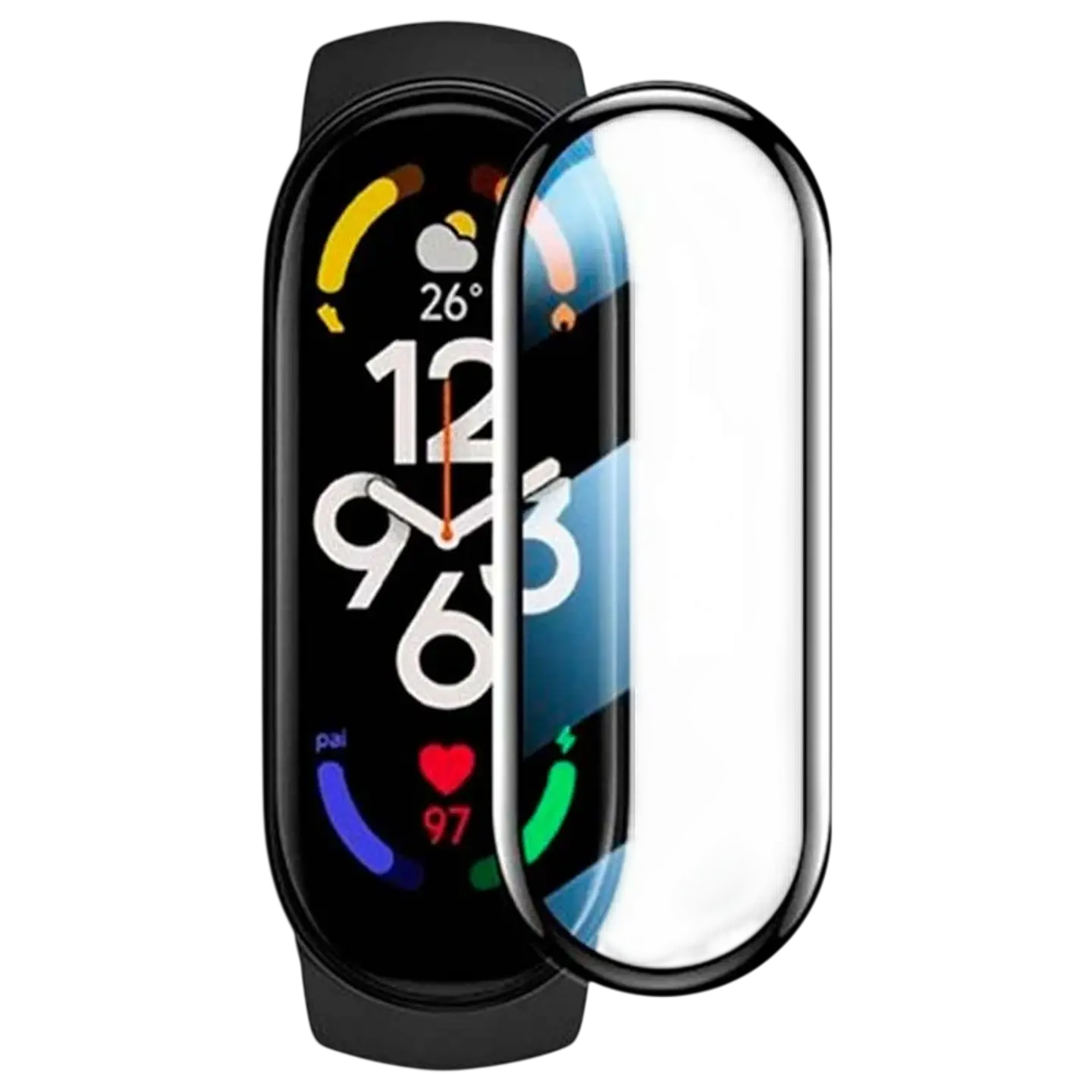 Protector de pantalla 3D HD Xiaomi Smart Band 7 1