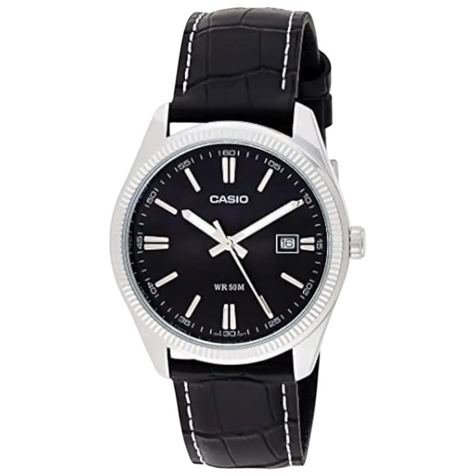 Casio MTP-1302PL-1AVEF Collection Men Reloj Analógico Negro 1