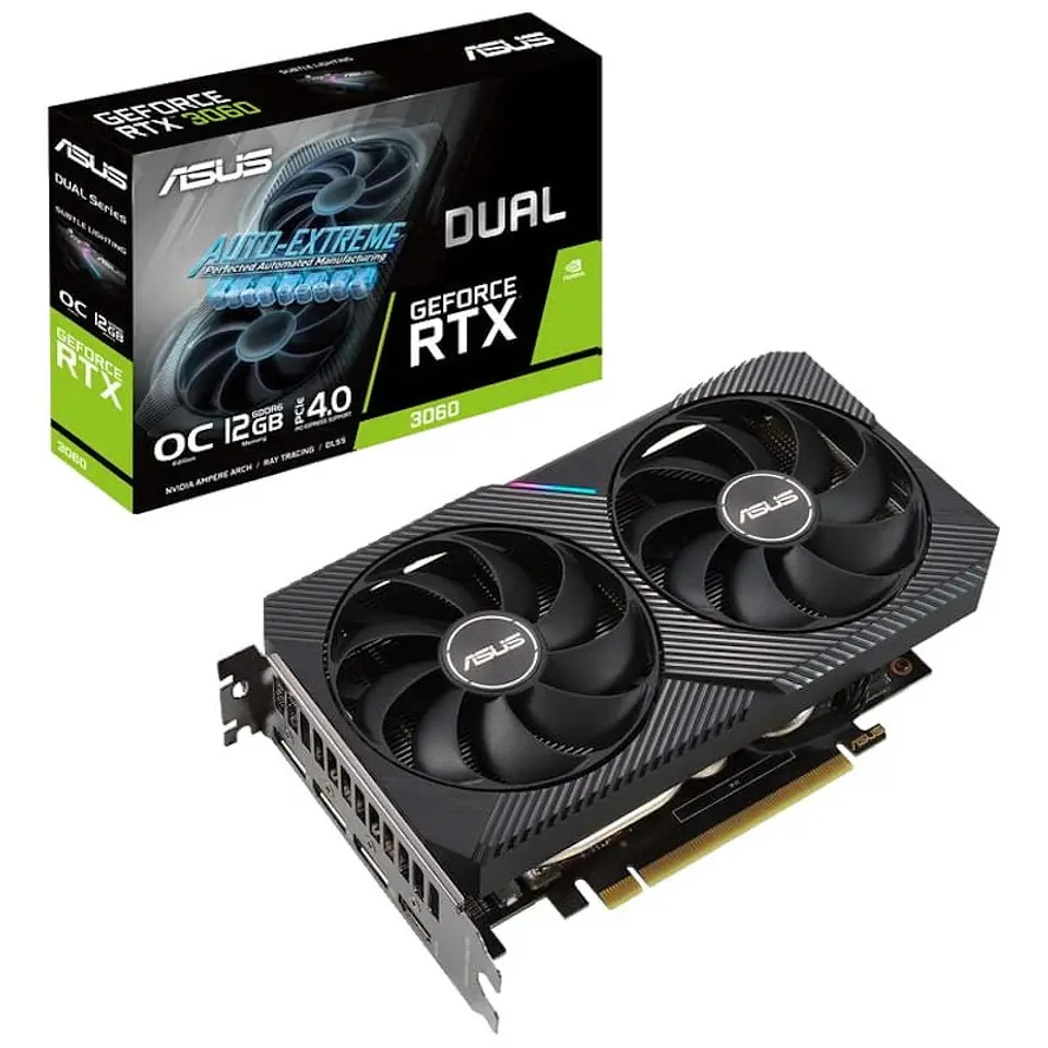 ASUS Dual  GeForce RTX 3060 V2 OC Edition 12 GB GDDR6 1