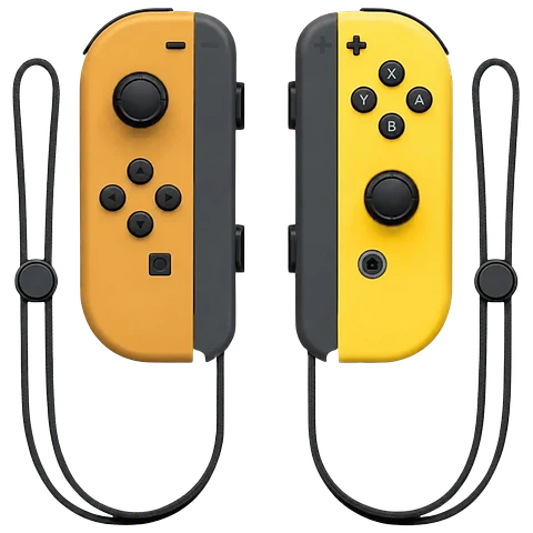 Mando J-C Set Izq/Dcha Marrón/Amarillo