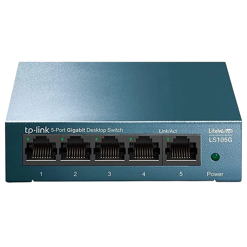 TP-Link LS105G Switch Sobremesa 5-Puertos 10/100/1000Mbps Azul