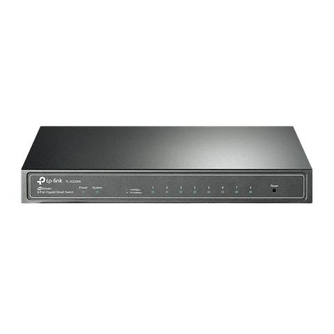 TP-Link TL-SG2008 Switch Smart JetStream Gigabit de 8 Puertos Negro