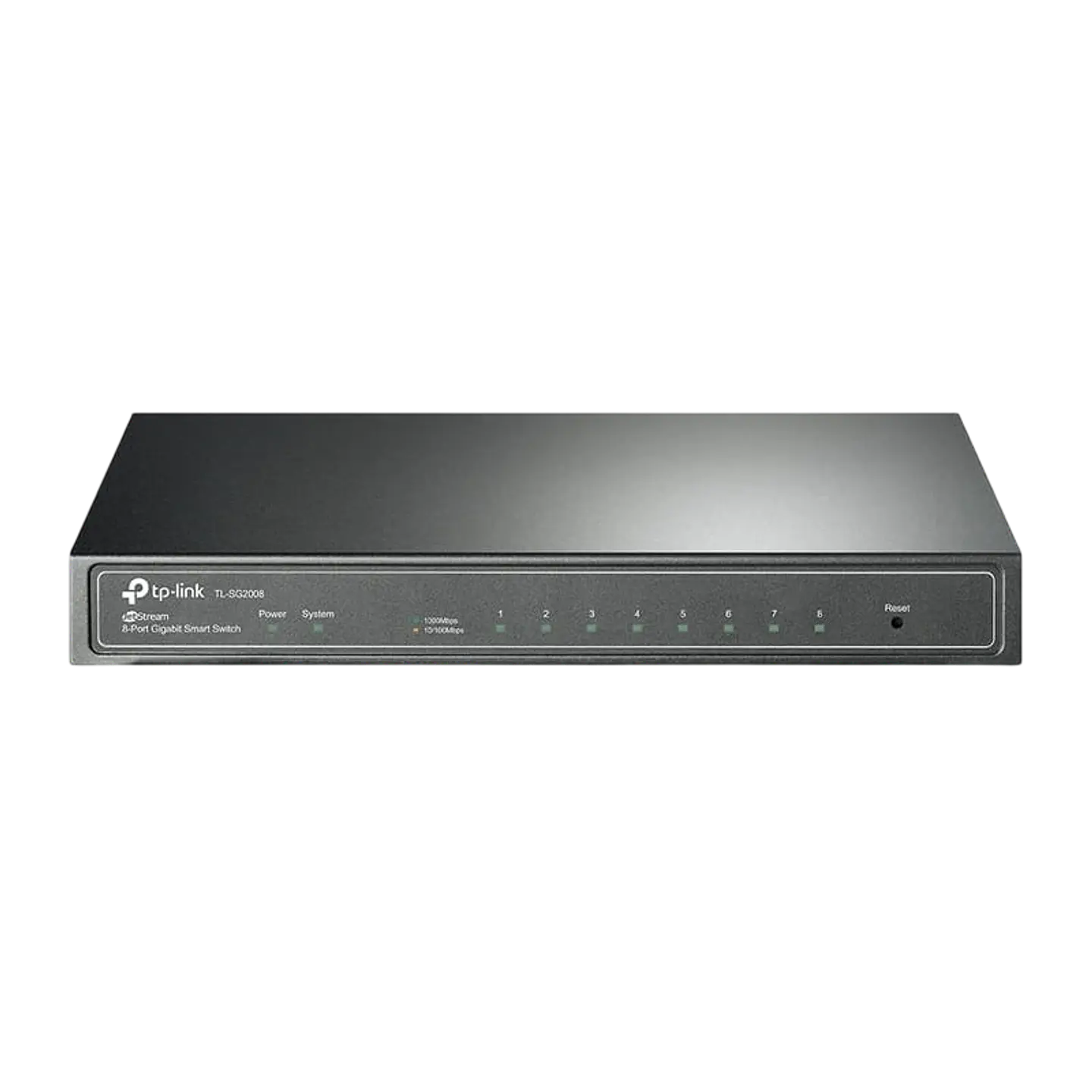 TP-Link TL-SG2008 Switch Smart JetStream Gigabit de 8 Puertos Negro 1