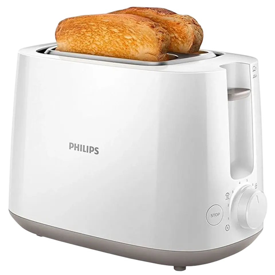 Philips Daily Collection - Tostadora Blanco 1