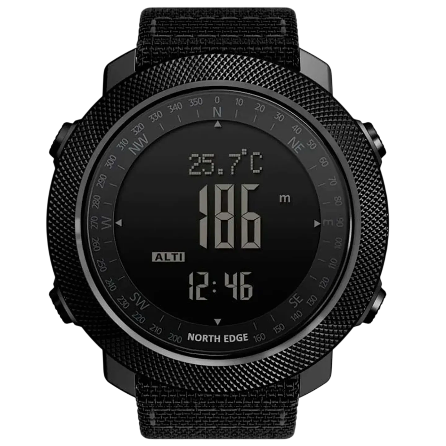 North Edge Apache con Correa de Nailon Negro - Reloj Digital 1