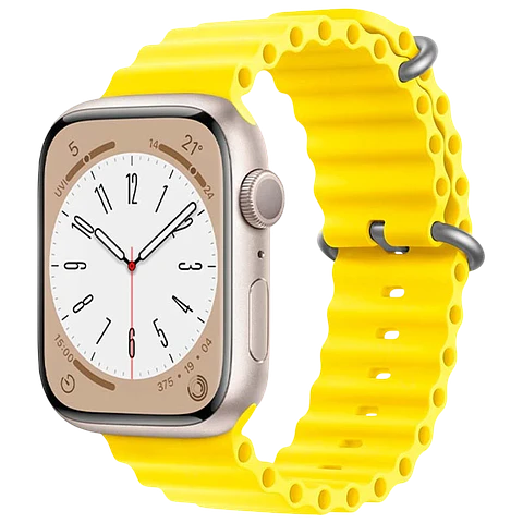 Correa Apple Watch 42/44/45/49mm Wave Amarillo