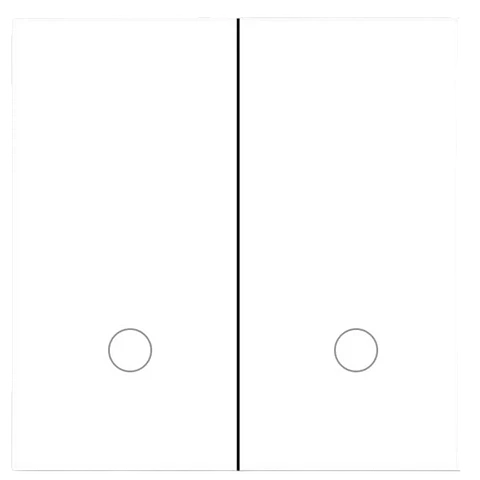 Zemismart K6 Zigbee Doble Blanco - Interruptor inteligente
