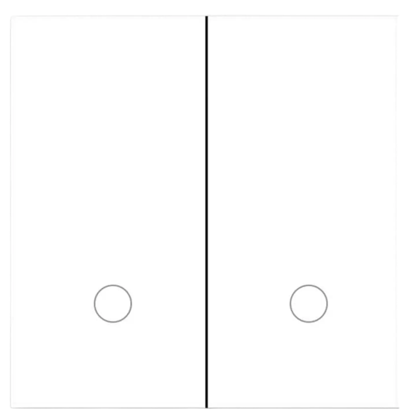 Zemismart K6 Zigbee Doble Blanco - Interruptor inteligente 1
