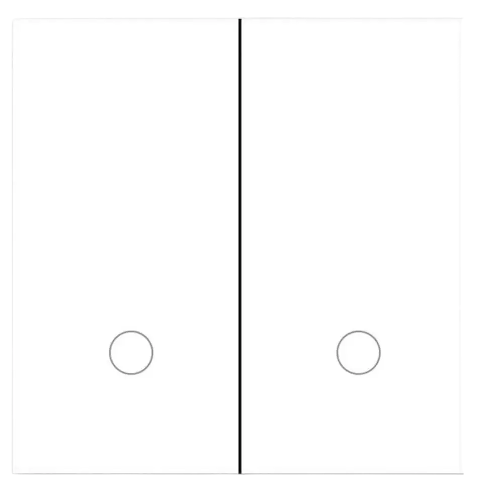 Zemismart K6 Zigbee Doble Blanco - Interruptor inteligente 1