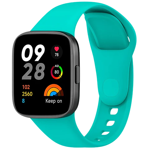 Correa de silicona Xiaomi Redmi Watch 3 Turquesa