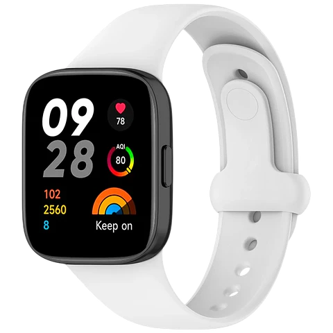 Correa de silicona Xiaomi Redmi Watch 3 Sports Blanco