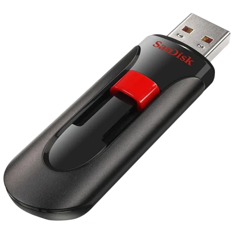 SanDisk Cruzer Glide 32GB USB 2.0 Negro/Rojo