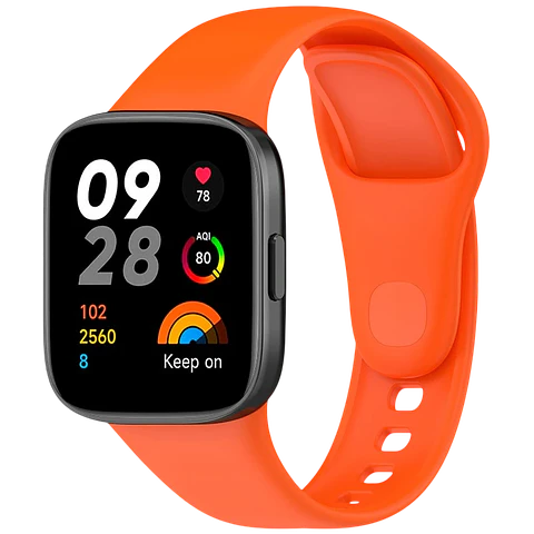 Correa de silicona Xiaomi Redmi Watch 3 Naranja
