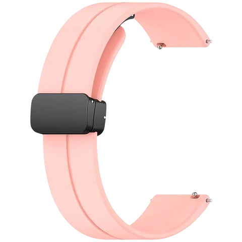 Correa Universal Cierre Magnético 22mm Rosa para Smartwatch Xiaomi/Amazfit/Samsung/Huawei/Realme/Ticwatch